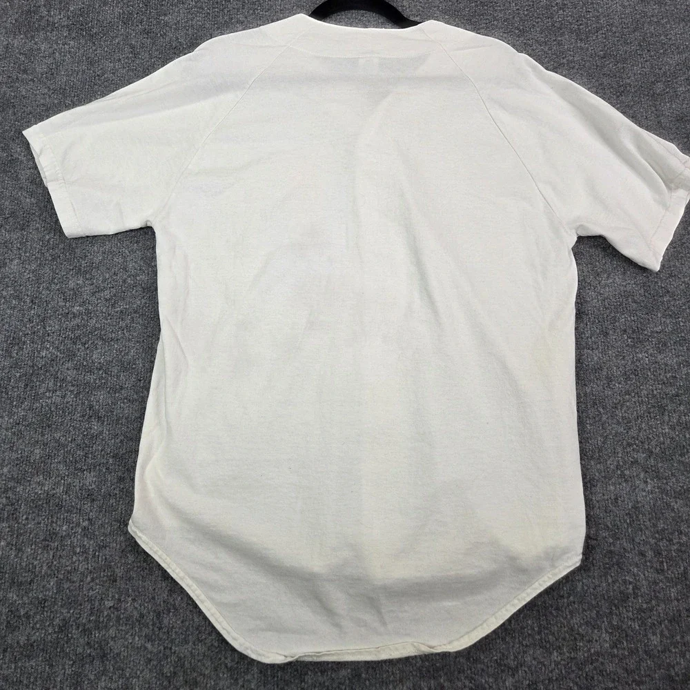 VTG SOFFE Baseball Jersey Men's Medium US Navy Midshipmen White